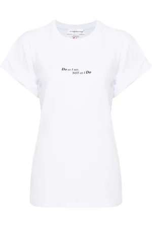 Victoria Beckham Slogan-print cotton T-shirt