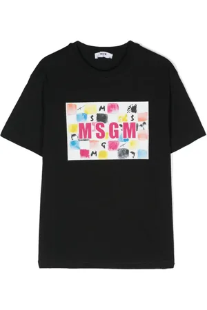 Msgm Logo-print cotton T-shirt