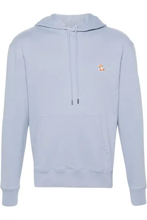 Maison Kitsuné Chillax Fox-patch cotton hoodie