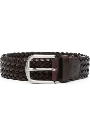 Anderson's BELT UNISEX - Braided belt - dark brown - Zalando.de