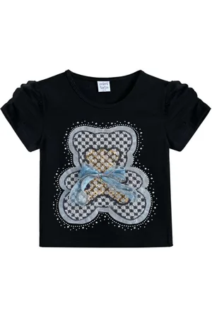 Mimi Tutu Bear-appliqu?? T-shirt