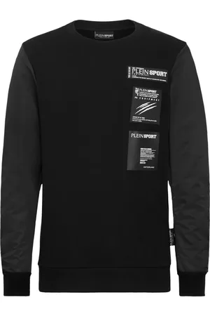 Philipp Plein Scratch logo-patch sweatshirt