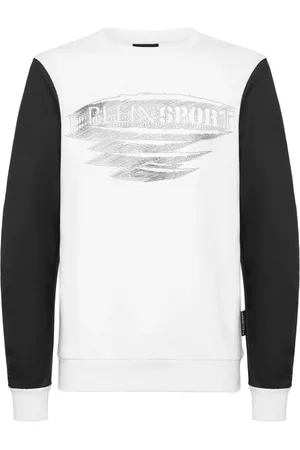 Philipp Plein Logo-print panelled sweatshirt