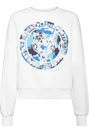 Philipp Plein Carbon Tiger cotton sweatshirt