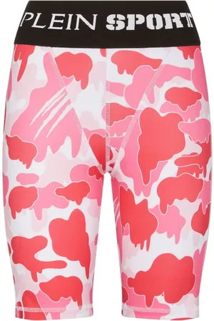 Philipp Plein Camouflage-print logo-waistband leggings
