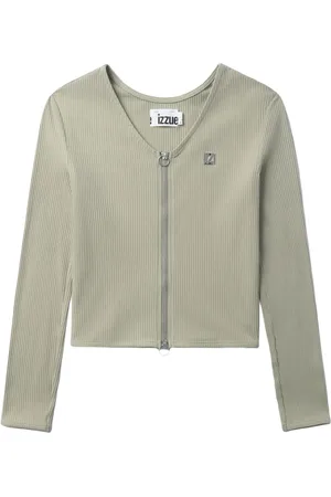 Izzue Logo-plaque cotton cardigan