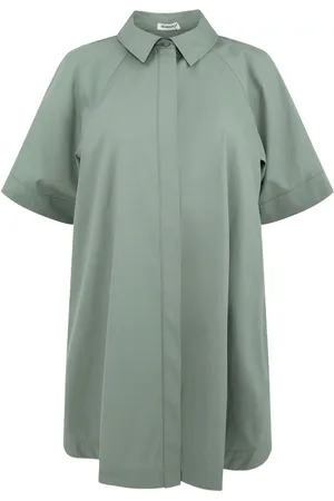 Simkhai Blanche pleated midi dress