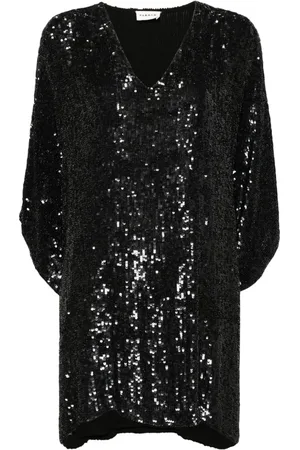 Sequin V-Neck Midaxi Cami Dress