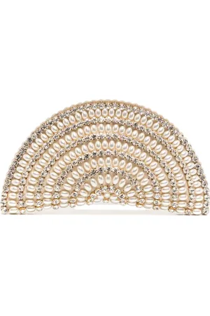 VANINA Nuit Etoil??e crystal-embellished clutch bag