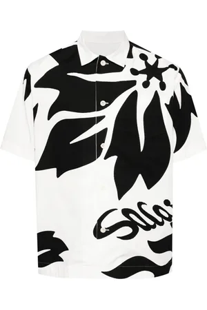SACAI Floral-print shirt