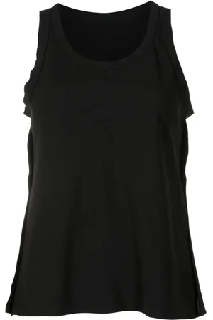 Uma Raquel Davidowicz Stapler stretch-crepe tank top