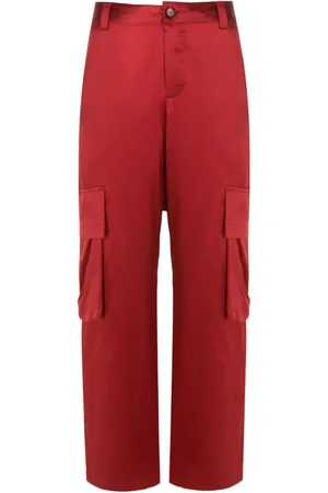 Cargo Trousers & Pants - Red - women - 28 products