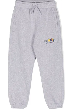 OFF-WHITE Funny logo-print track pants