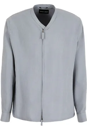 Icon single-breasted jacket in pure cashmere jersey cloth | GIORGIO ARMANI  Man