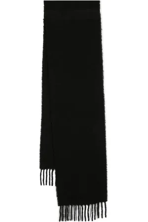 Totême Monogram leather patch scarf
