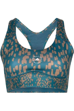 TruePace sports bra in blue - Adidas By Stella Mc Cartney