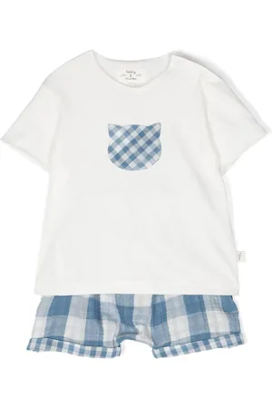 TEDDY & MINOU Patch-detail shorts set
