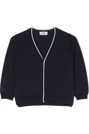 Il gufo Button-up fine-knit cardigan