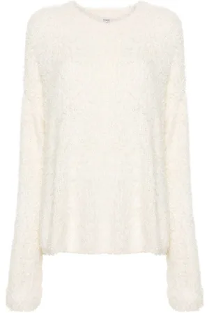 Totême Brushed-effect silk jumper