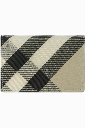 Burberry Check-pattern cardholder