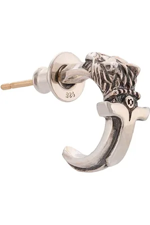 Yohji Yamamoto Gargoyle single earring - Silver