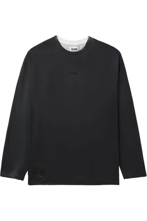 Izzue Graphic-print long-sleeve cotton T-shirt
