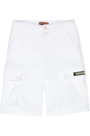 Missoni Logo-patch cotton cargo shorts