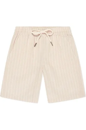 Trussardi Striped drawwstring shorts