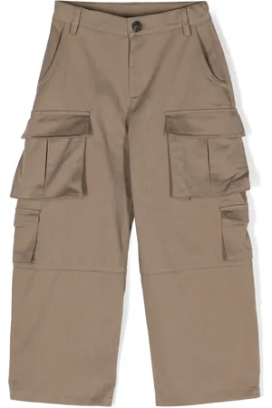 DOUUOD KIDS Twill cotton cargo trousers