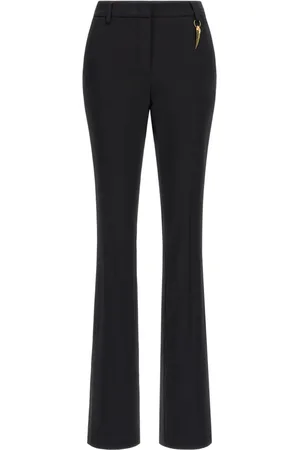 Roberto Cavalli Tiger Tooth bootcut trousers