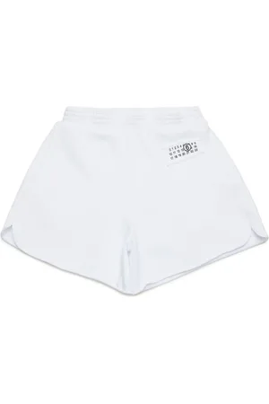 Maison Margiela Numeric logo-appliqu?? track shorts