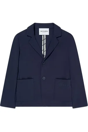 Trussardi Jersey-texture blazer