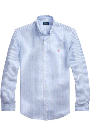 Ralph Lauren Polo Pony-embroidered linen shirt