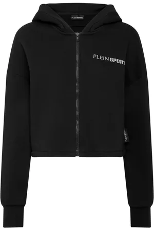 Philipp Plein Scratch-print zip-up hoodie