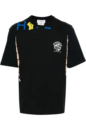 Marine Serre Regenerated panelled T-shirt