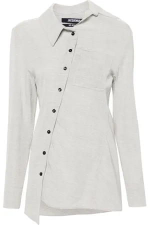 Jacquemus La chemise Pablo asymmetric shirt