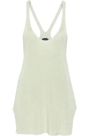 Fabiana Filippi Racer-back knitted tank top