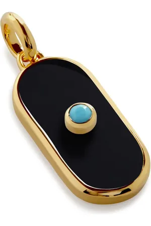 Monica Vinader Tablet Onyx pendant charm
