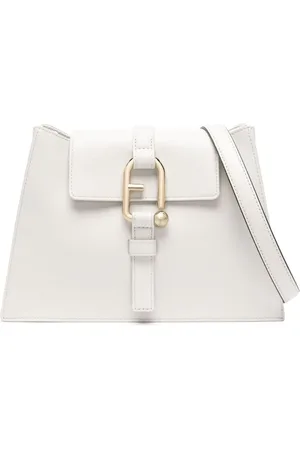 Furla Logo-plaque leather shoulder bag