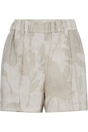 Osborne Straight-Leg Slub Organic Linen Shorts