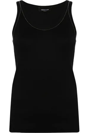 Fabiana Filippi Bead-detailed tank top