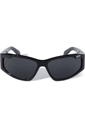 Off-White Men's Volcanite Acetate Wrap Sunglasses - Bergdorf Goodman