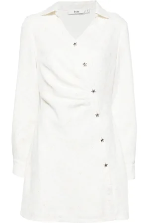 B+AB Injection textured minidress
