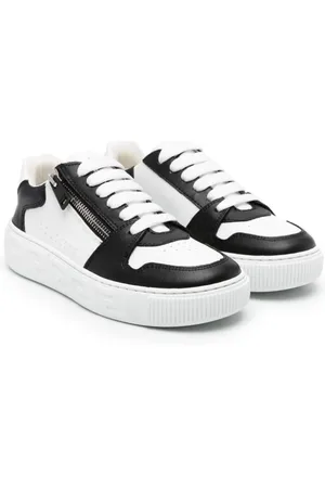 VERSACE Greca-pattern panelled sneakers
