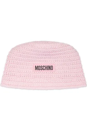 Moschino Logo-appliqu?? woven hat