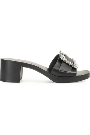 Sergio Rossi Sr Jelly 40mm buckled mules