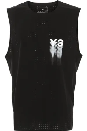 Y-3 Logo-print tank top