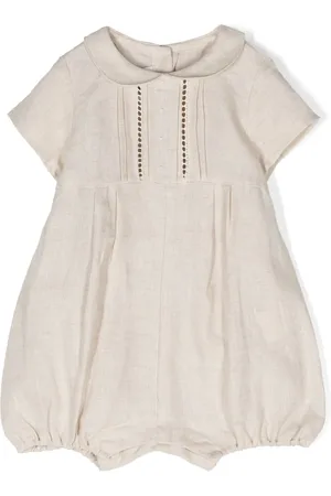 Tartine Et Chocolat Peter Pan collar linen shorties