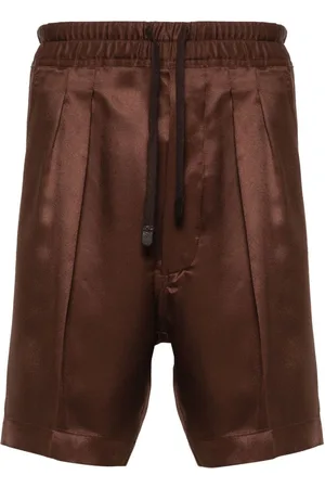 Tom Ford Pleated silk twill shorts