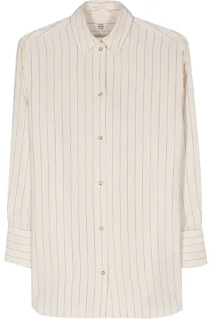 Totême Pinstriped buttoned shirt